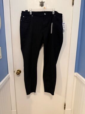 Kut from the kloth black sienna skinny high rise jeans 22W NWT